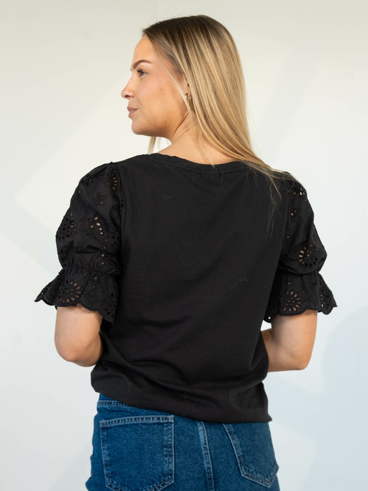 Ichi Jasmira Mid Sleeve 2 Black