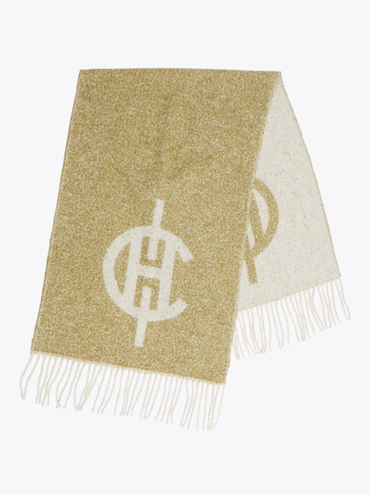 Ichi Alegina Scarf Green Moss