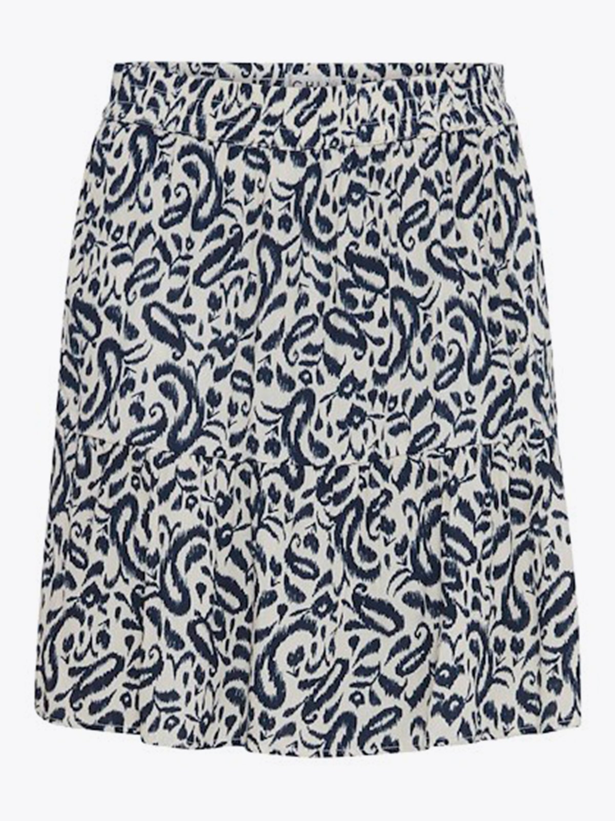 Ichi Marrakech All Over Print Skirt 9 Total Eclipse Paisley Aop