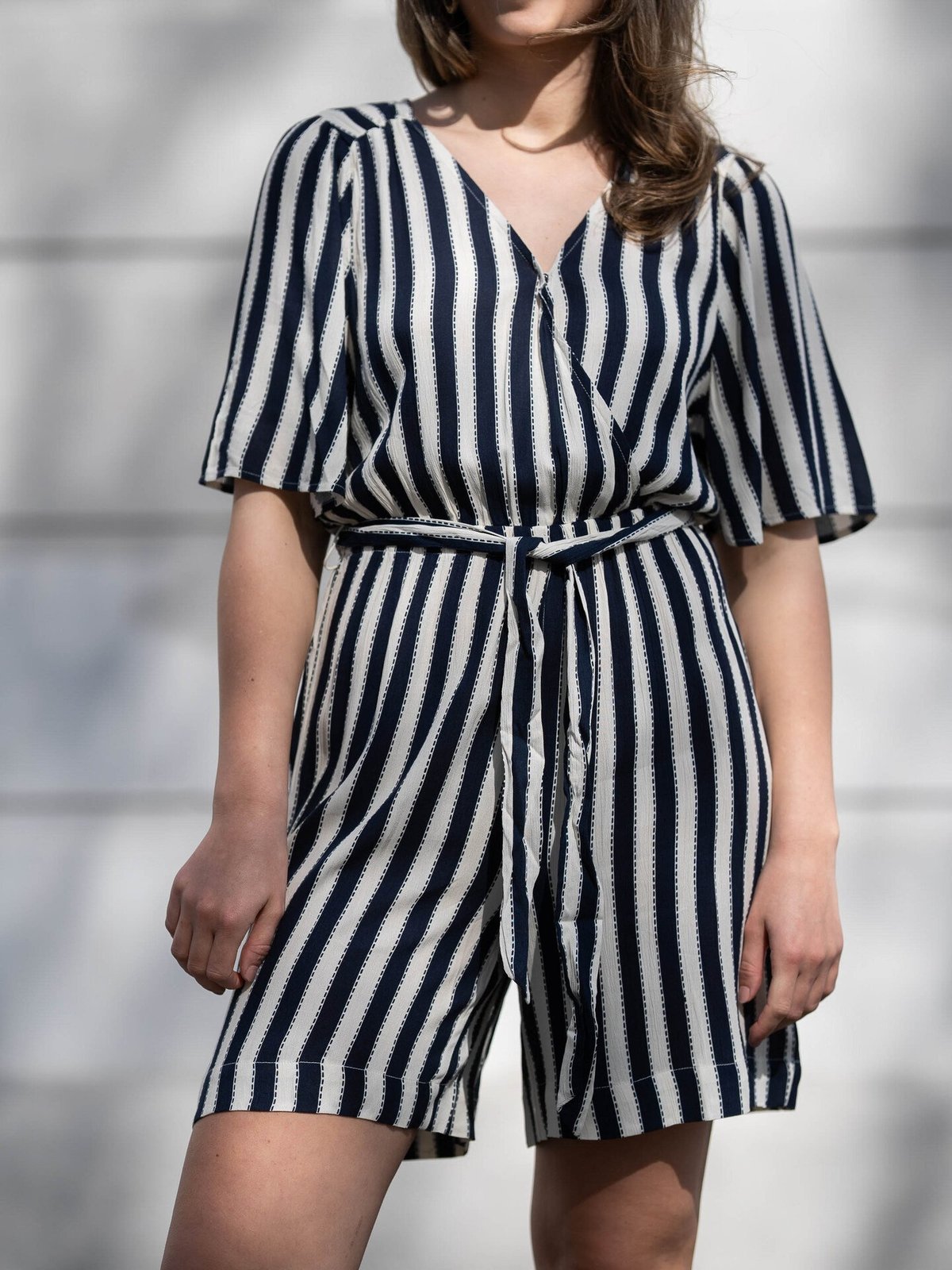Ichi Marrakech AOP Jumpsuit 5 Total Eclipse Stripe Aop