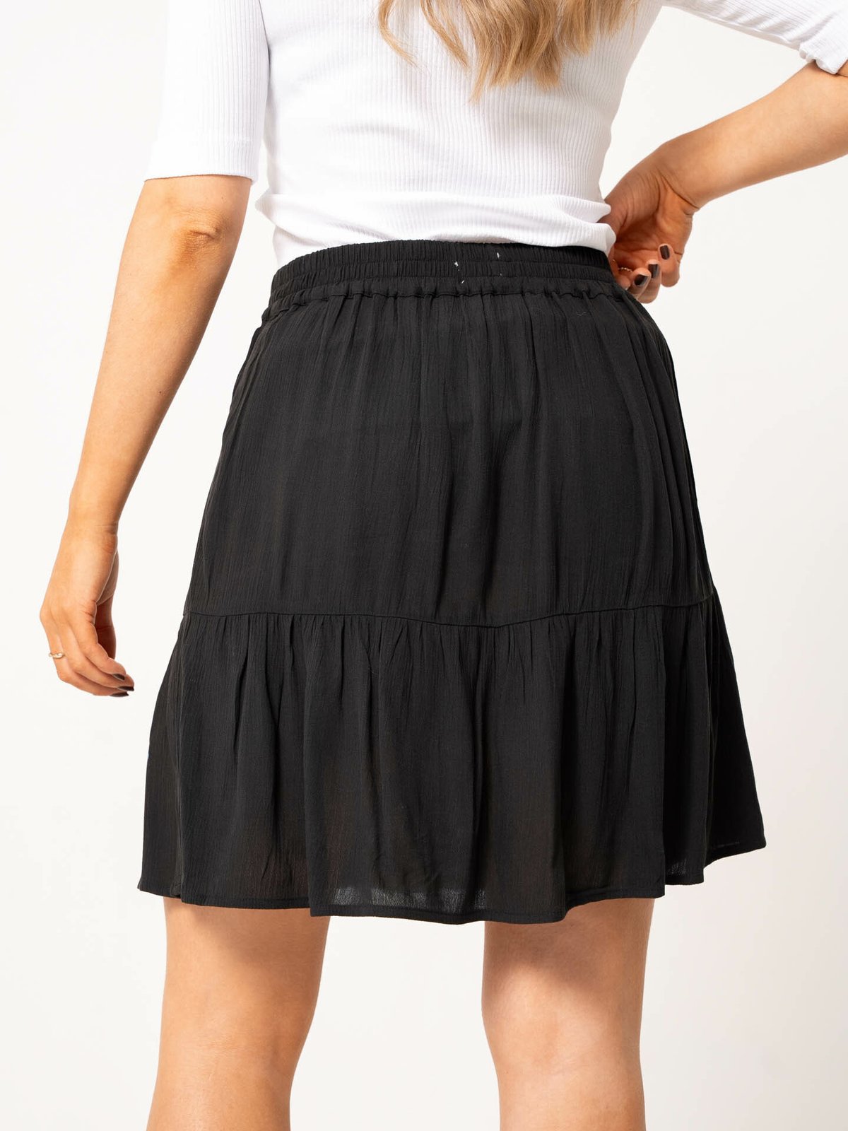 Ichi Marrakech Skirt 9 Black