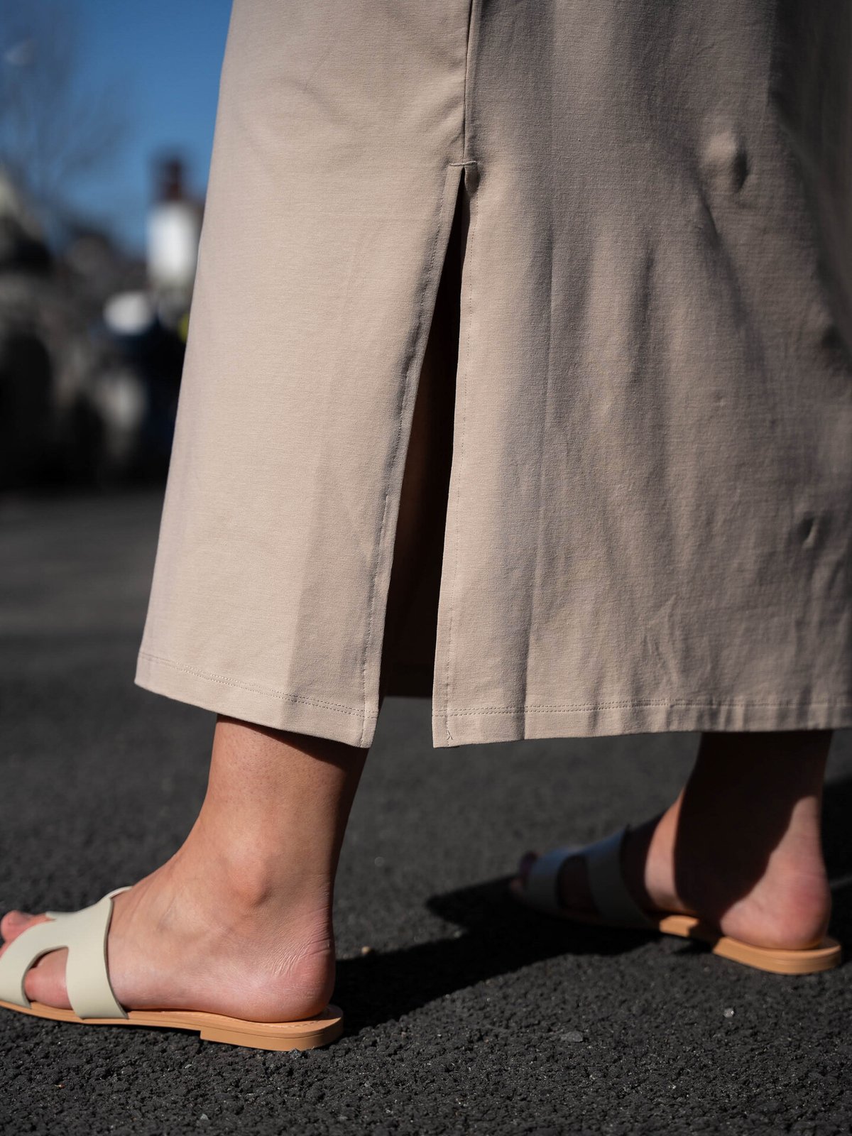 Ichi Neisha Dress Oxford Tan