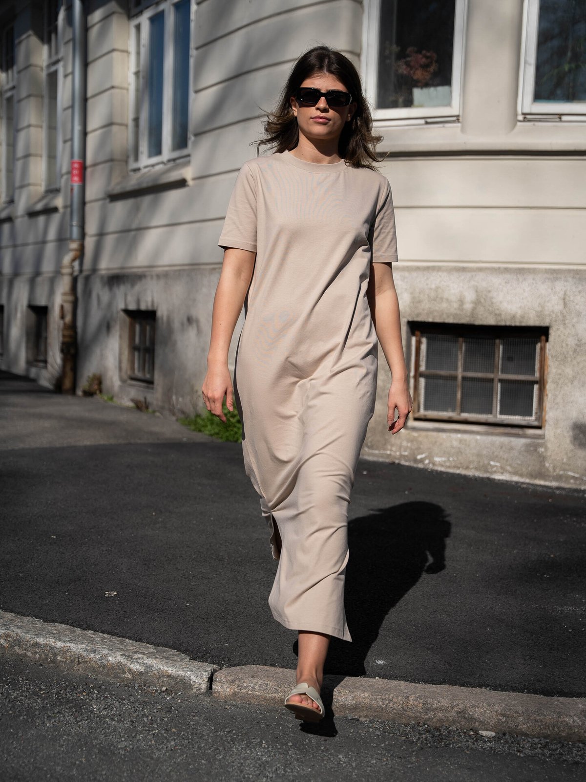 Ichi Neisha Dress Oxford Tan