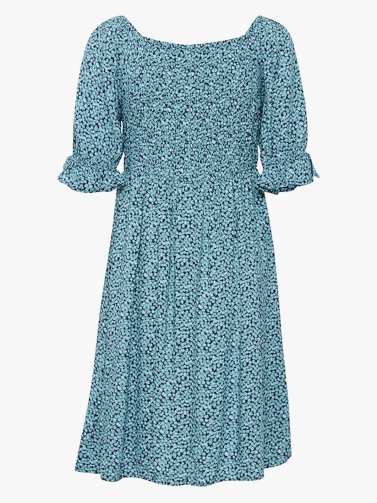 Ichi Vera Dress 33 Total Eclipse Flower AOP