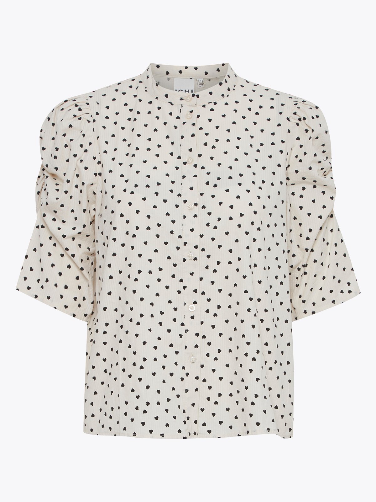 Ichi Qwin Shirt 2 Short Sleeve Birch Heart All Over Print