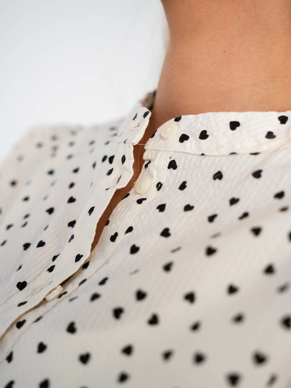 Ichi Qwin Shirt 2 Short Sleeve Birch Heart All Over Print