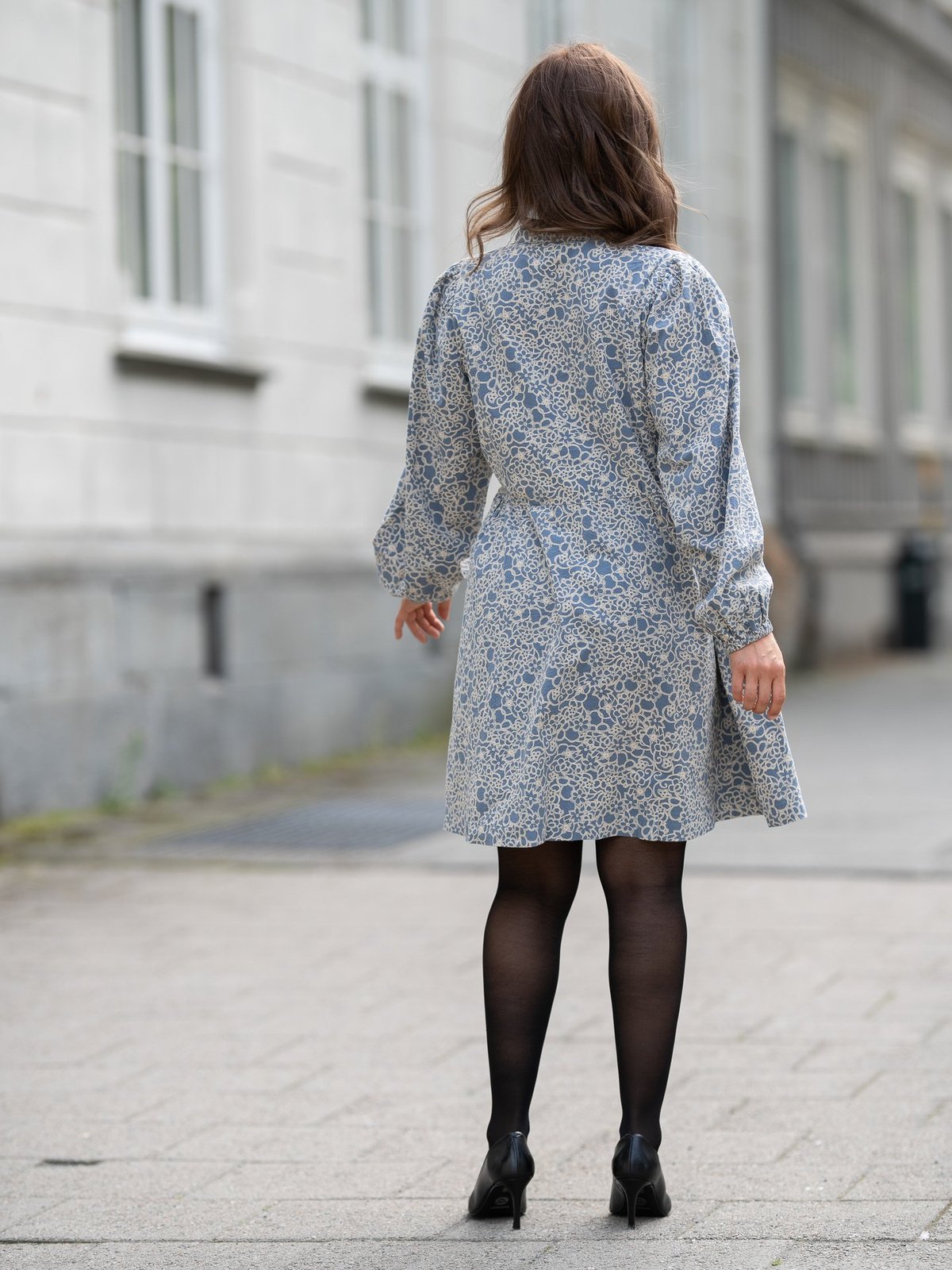 Ichi Qwissa Dress2 Mirage Flower aop