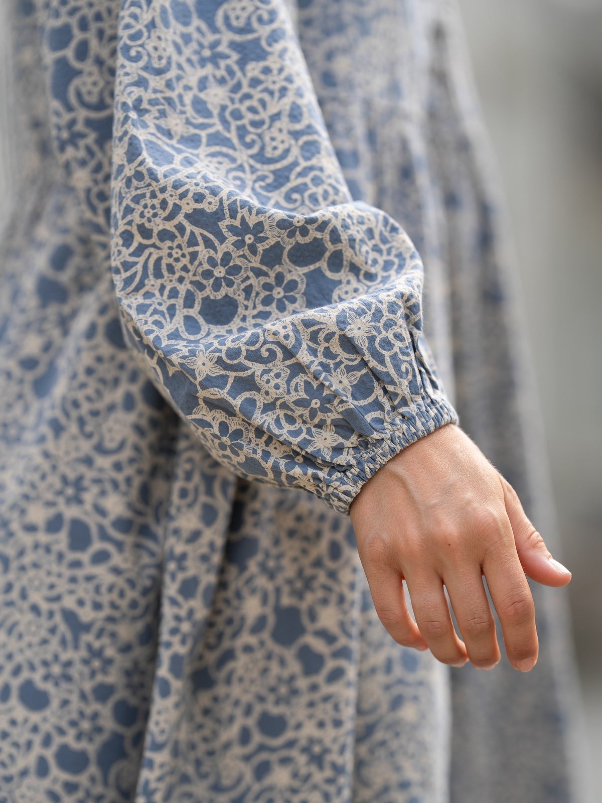 Ichi Qwissa Dress2 Mirage Flower aop