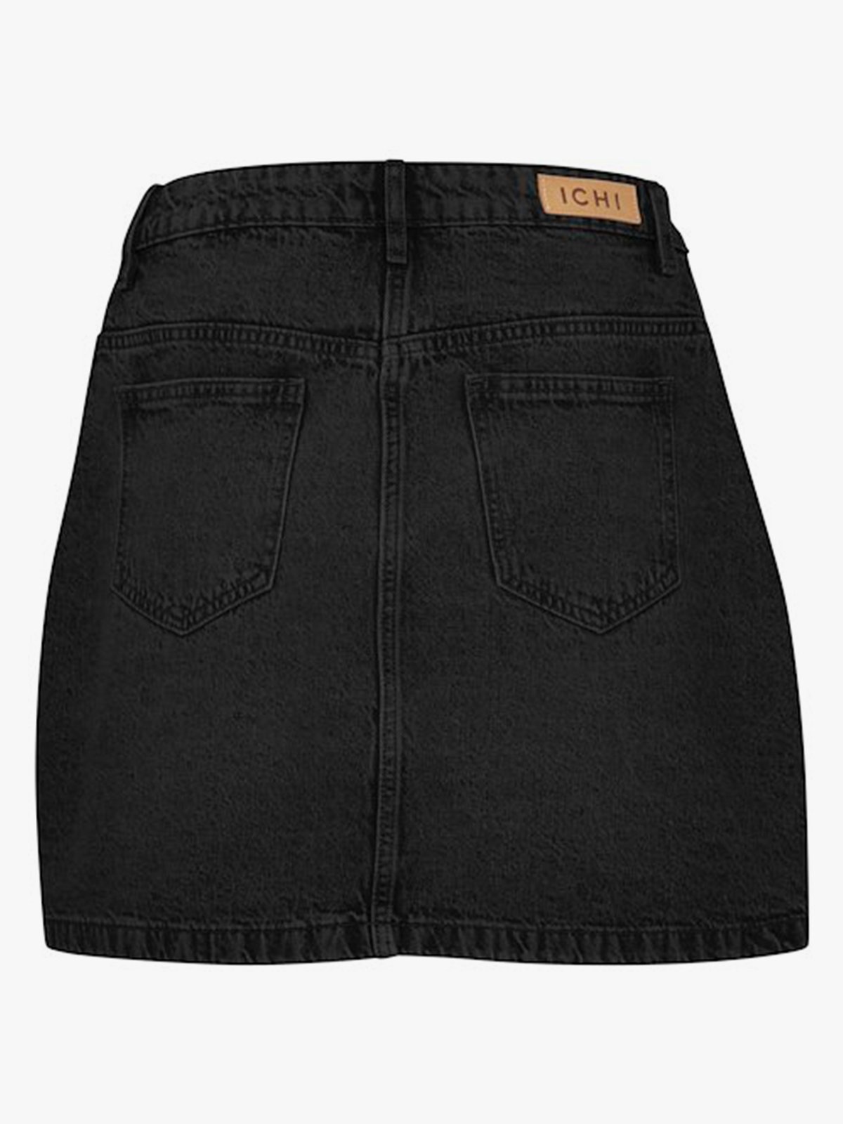 Ichi Aveny Skirt Washed black