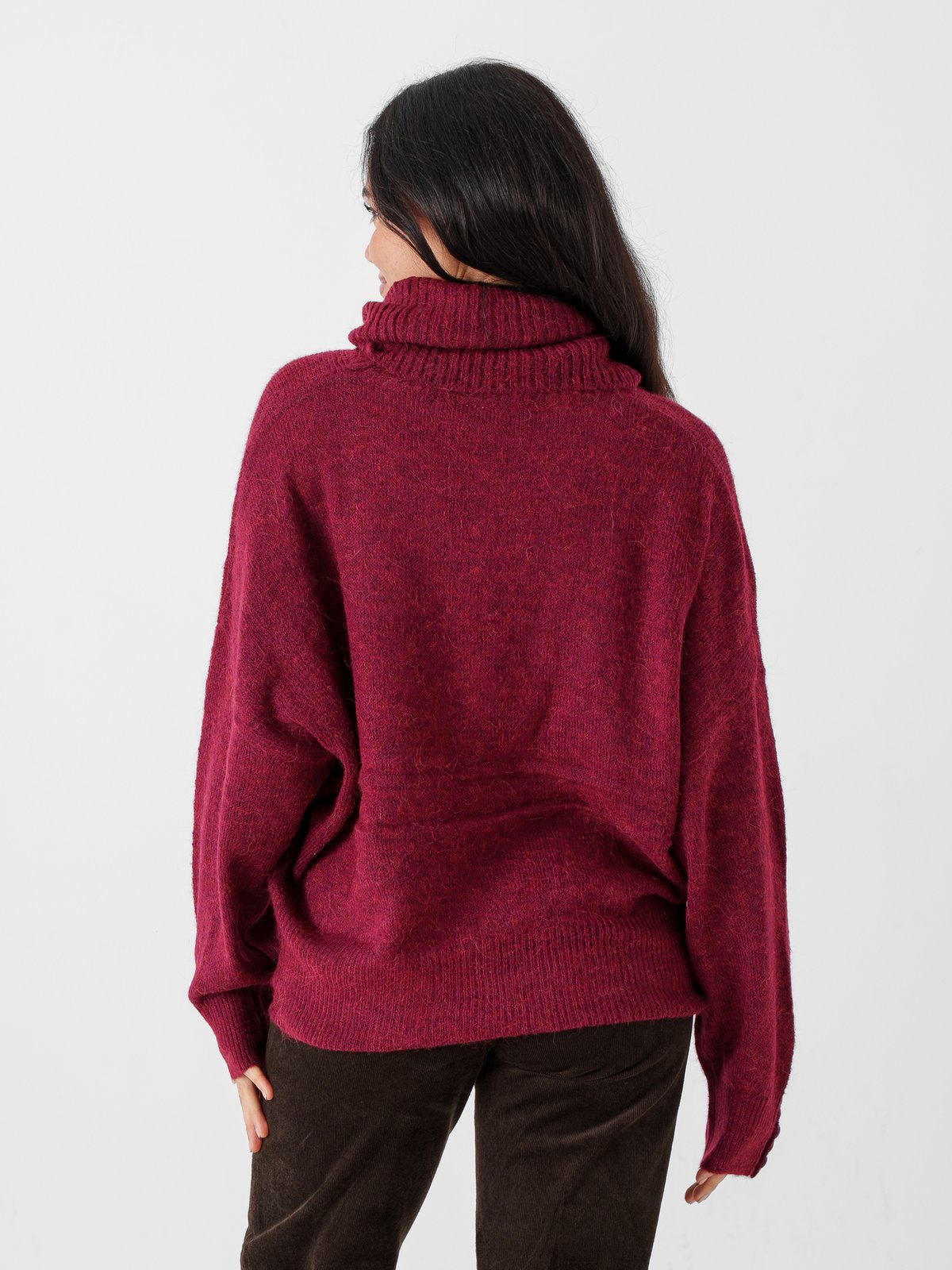 Ichi Kamara Rollneck2 Burgunder