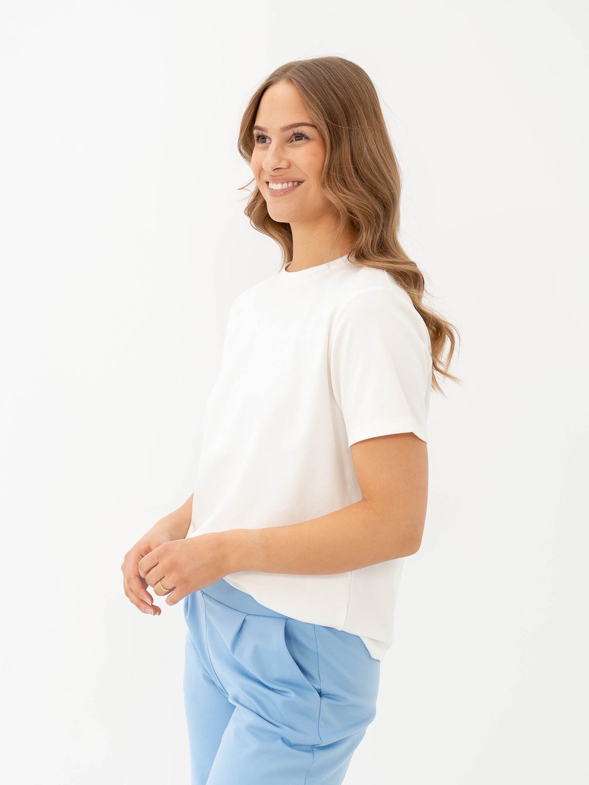 Ichi Kate Trend Short Sleeve Cloud Dancer