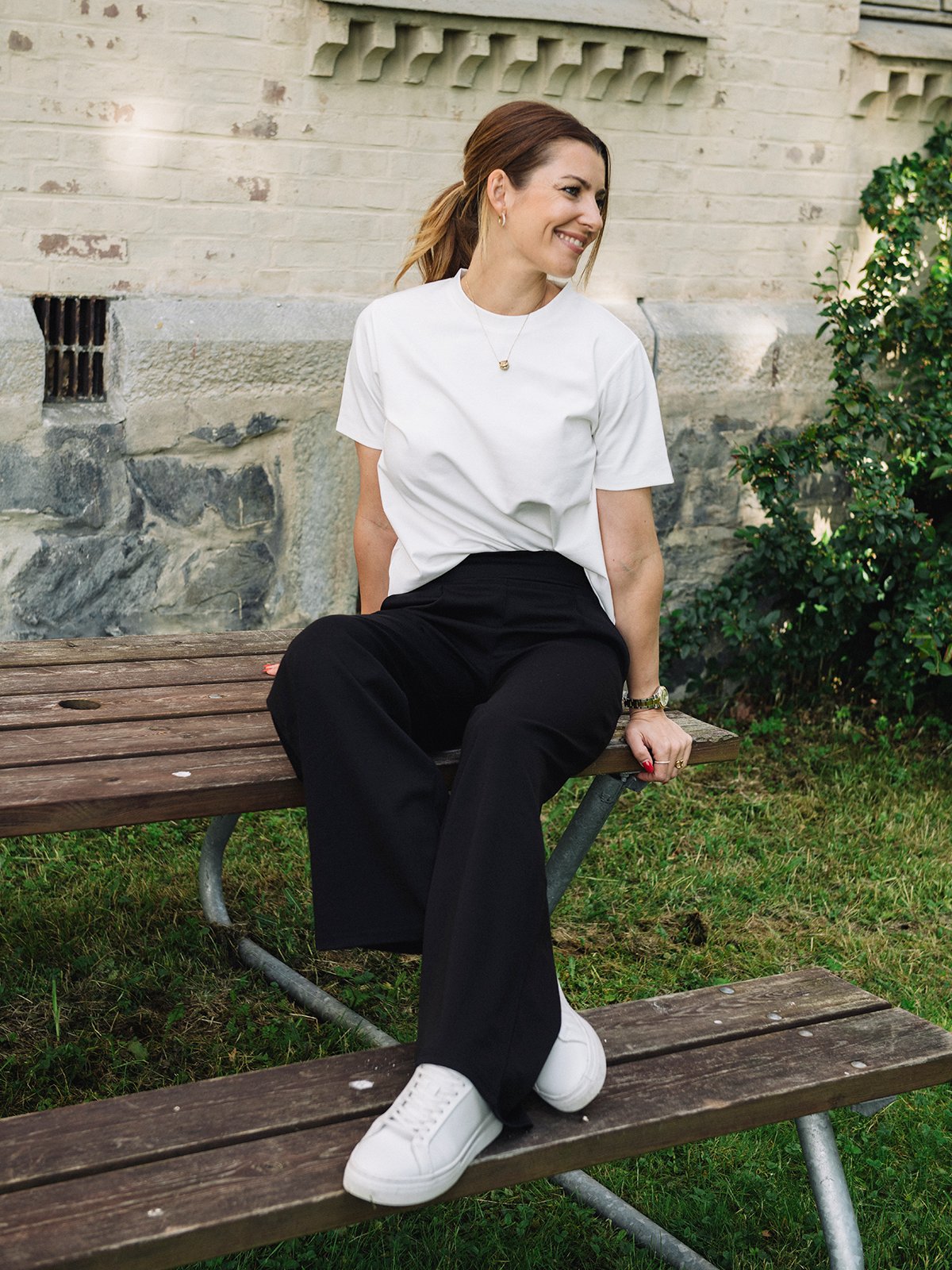 Ichi Kate Trend Short Sleeve Cloud Dancer