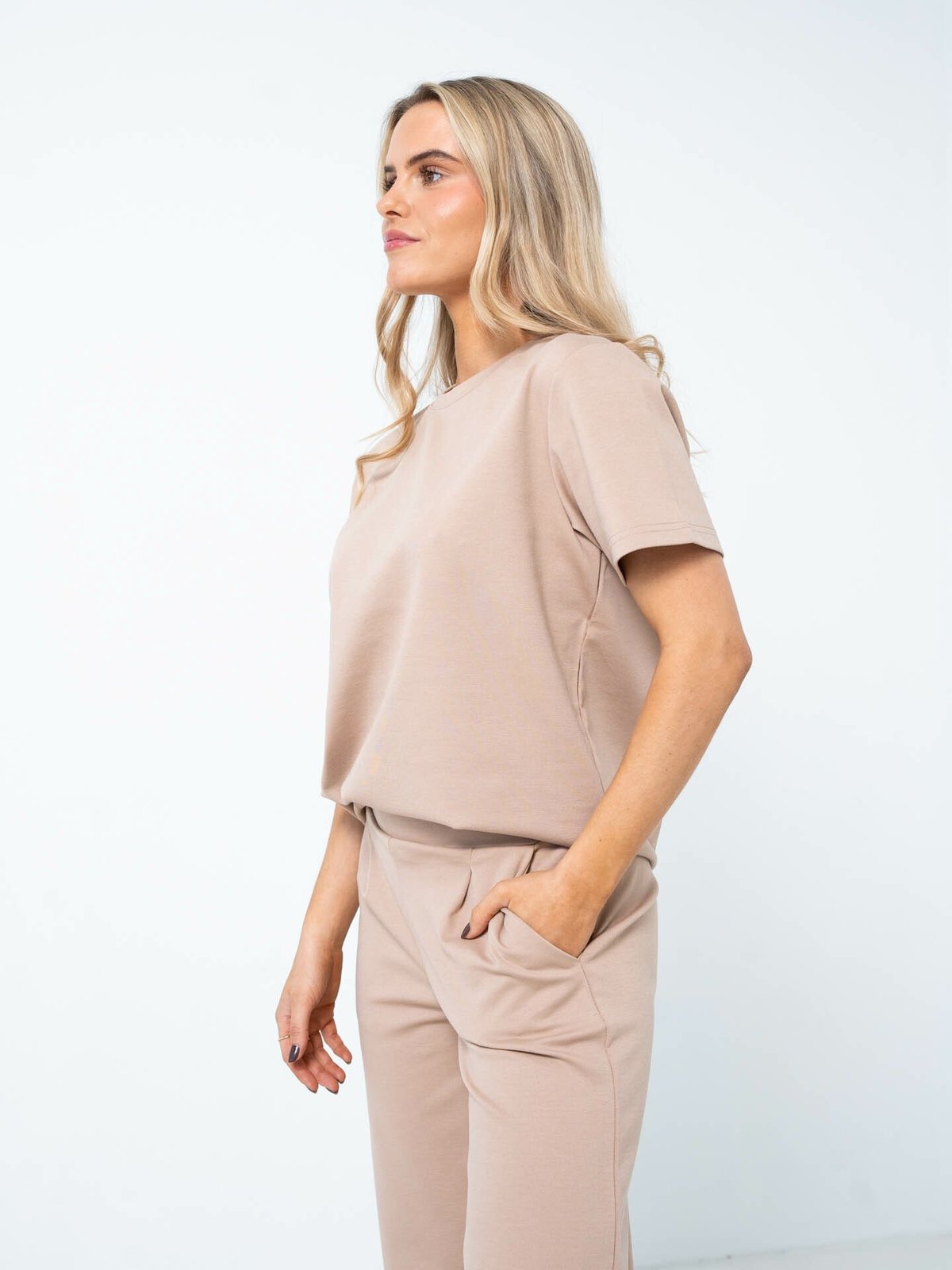 Ichi Kate Trend Short Sleeve Natural