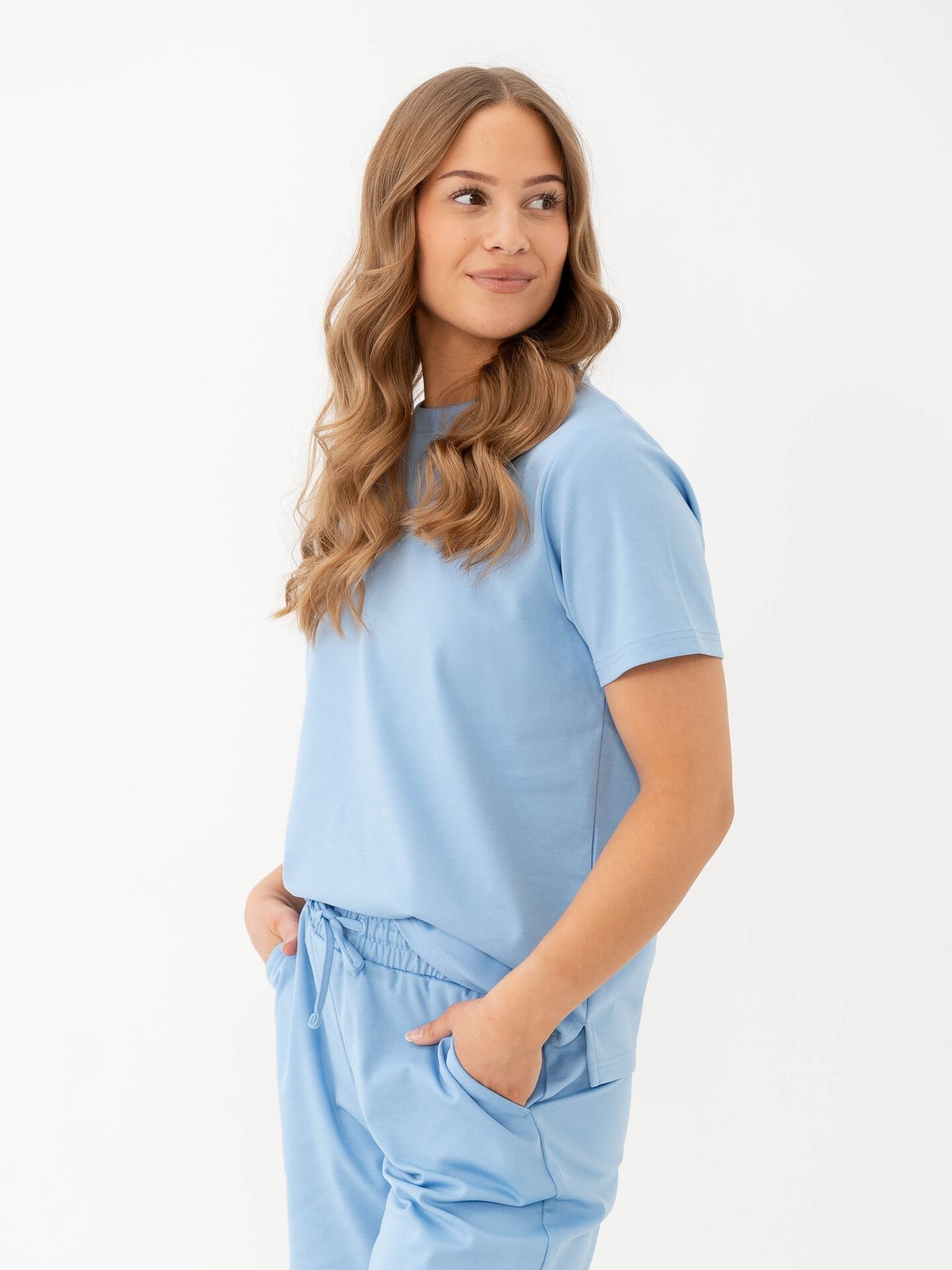 Ichi Kate Trend Short Sleeve Della Robbia Blue