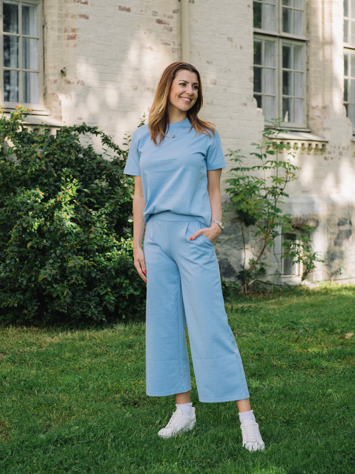 Ichi Kate Trend Short Sleeve Della Robbia Blue