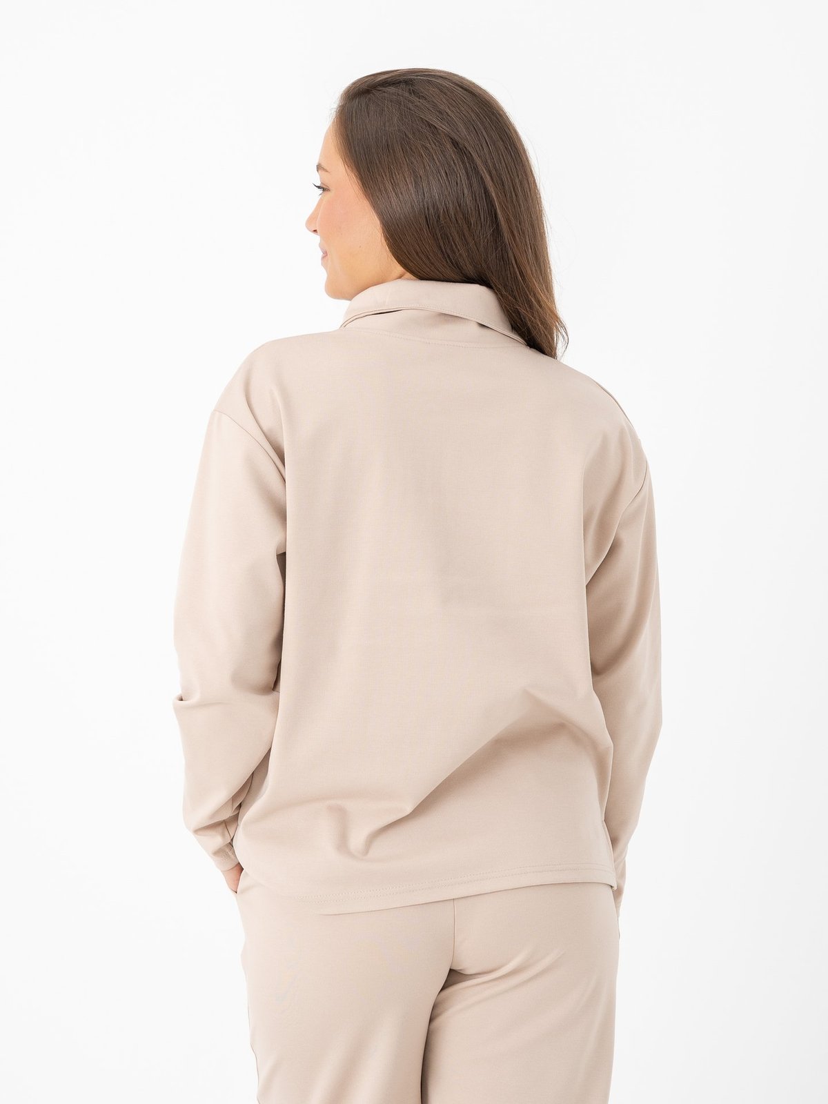 Ichi Kate Half Zip Doeskin