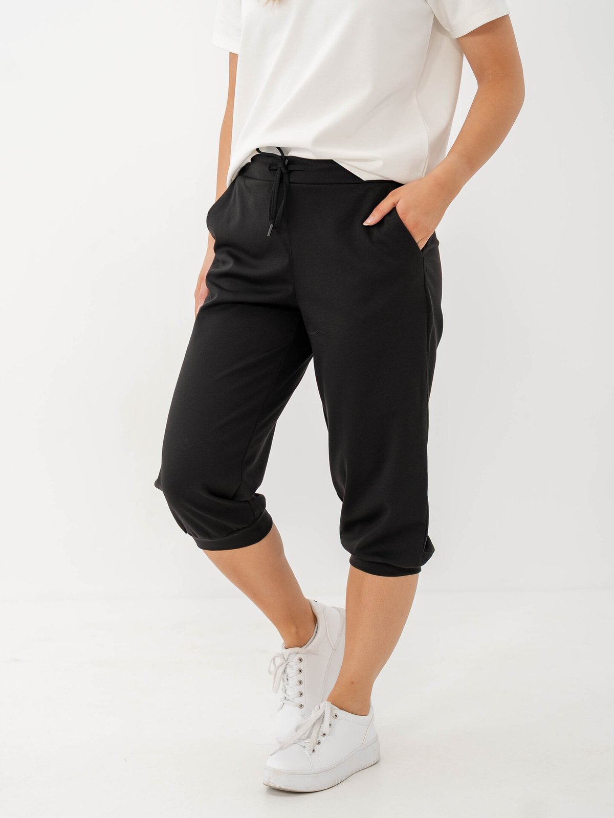 Ichi Kate Capri Pant Svart