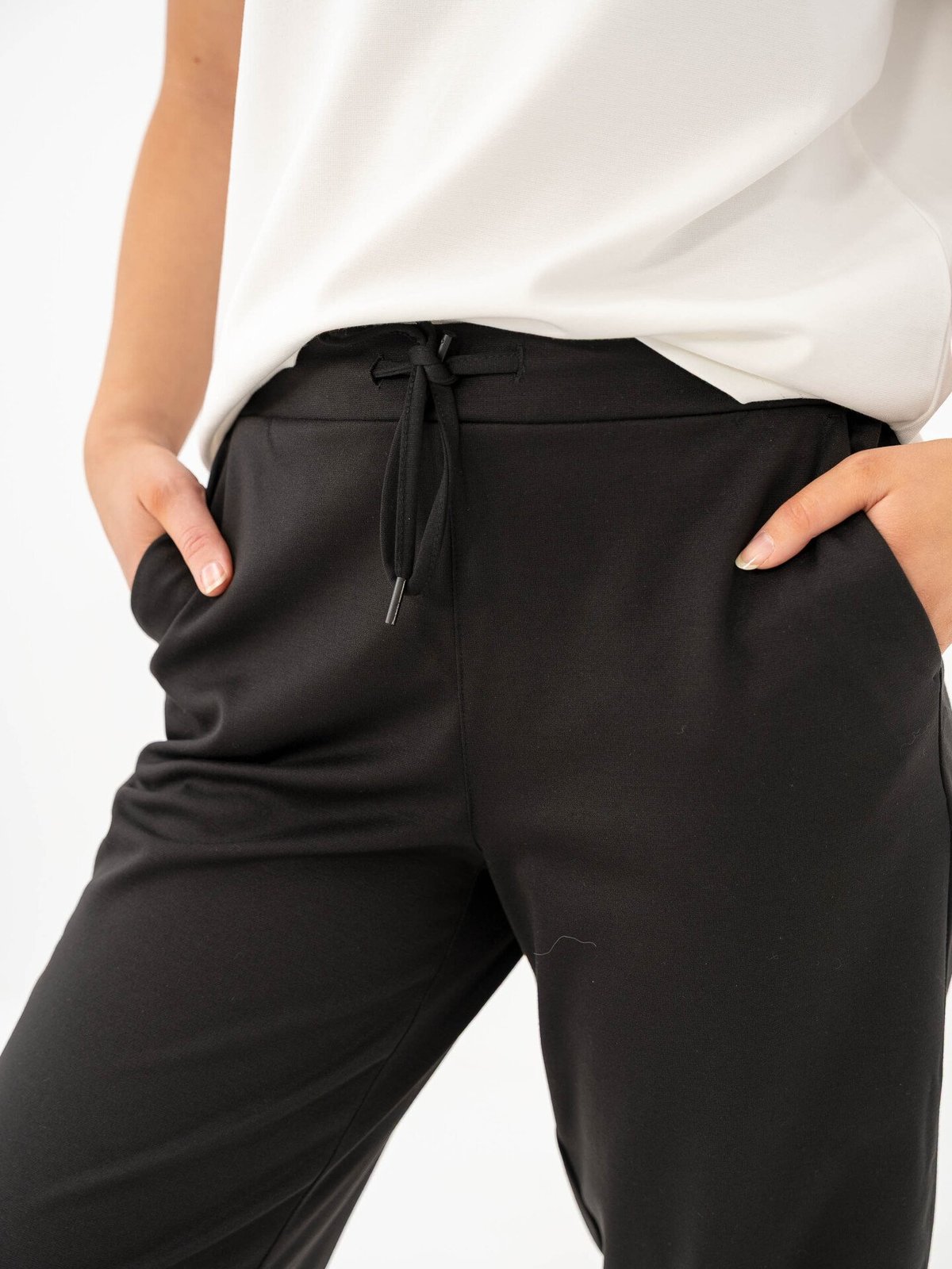 Ichi Kate Capri Pant Svart