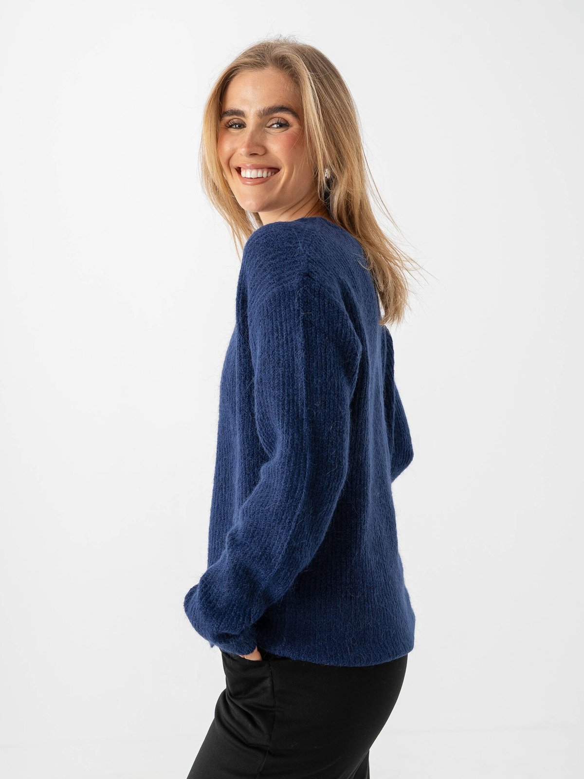 Ichi Kamara Cardigan13 Patriot Blue