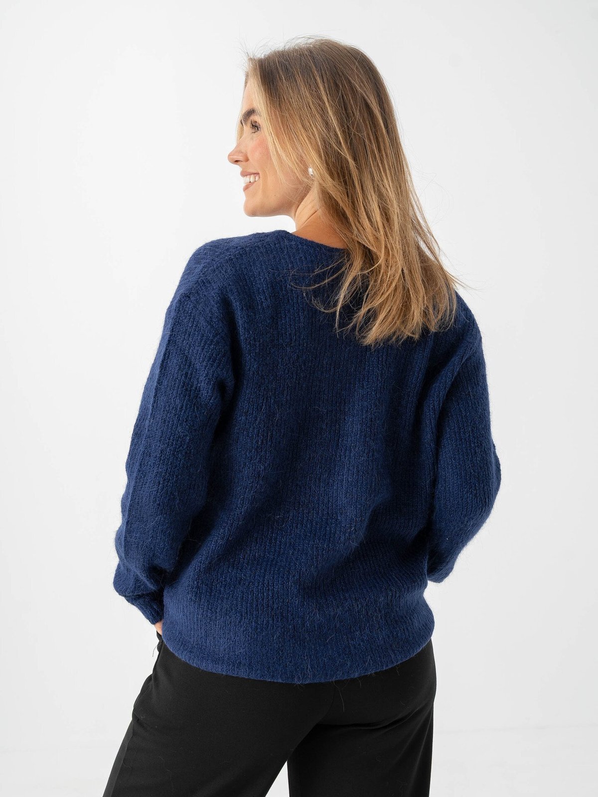 Ichi Kamara Cardigan13 Patriot Blue
