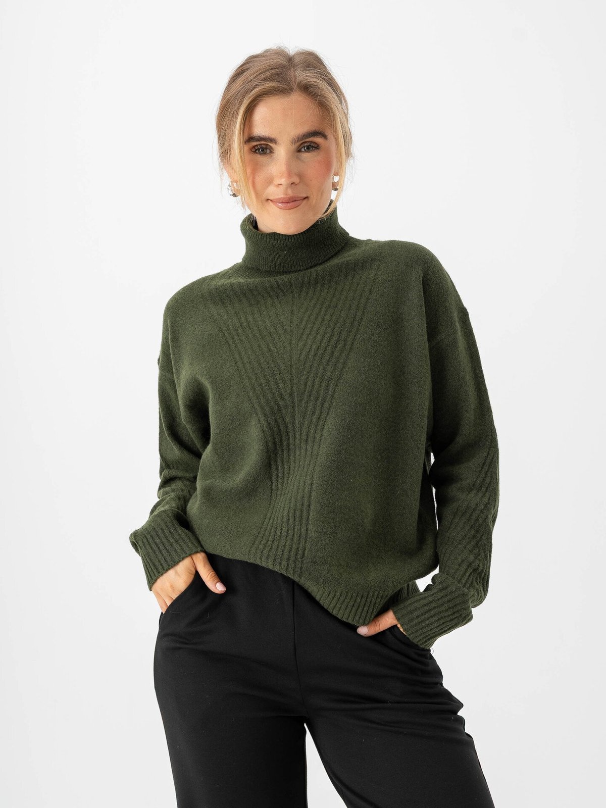 Ichi Dasila Long Sleeve 3 Rifle Green