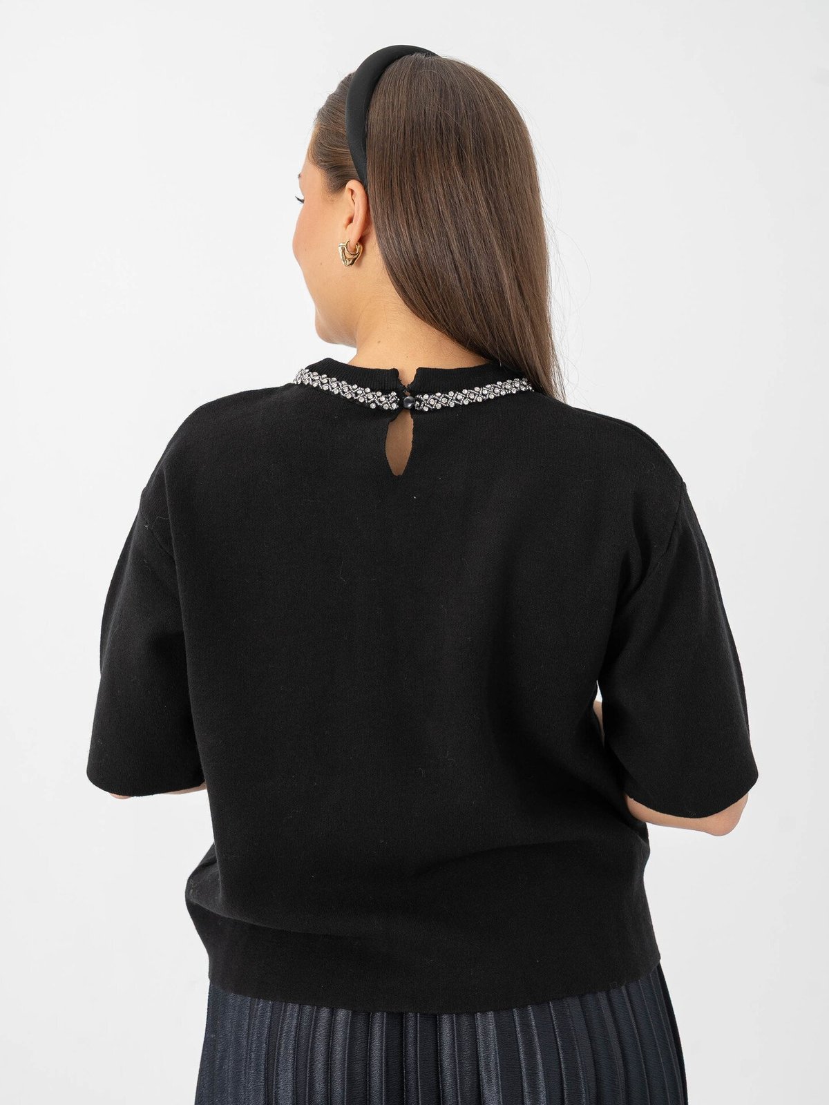 Ichi Dorise Short Sleeve Black