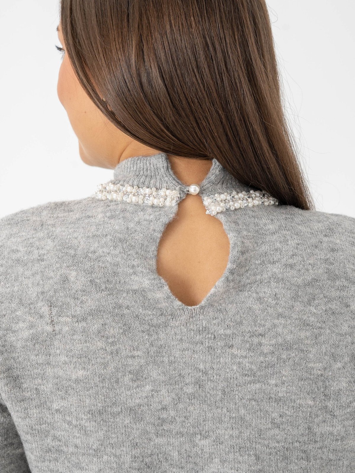 Ichi Macon Short Sleeve Grey melange