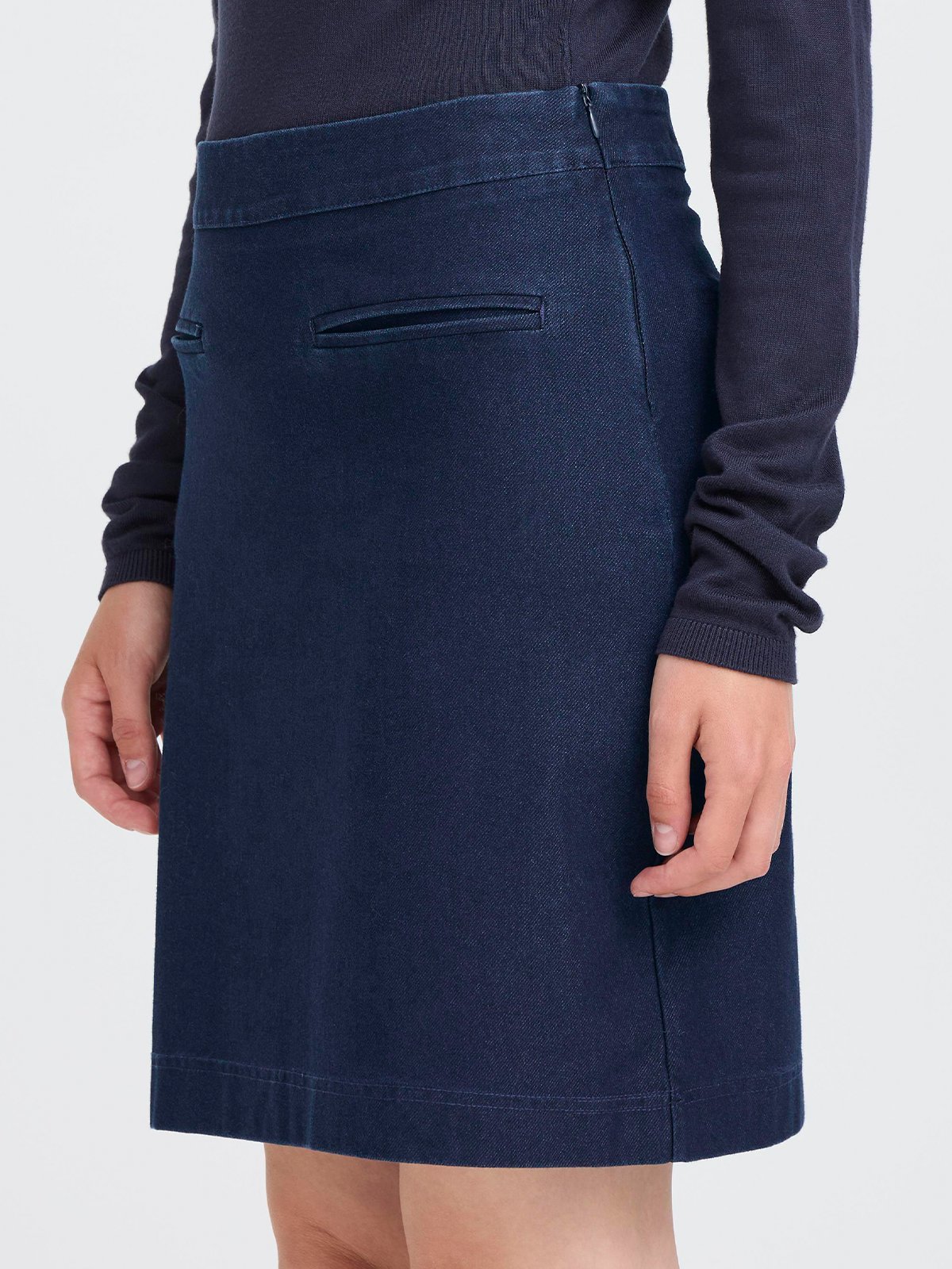 Ichi Kate Denim Skirt Denim