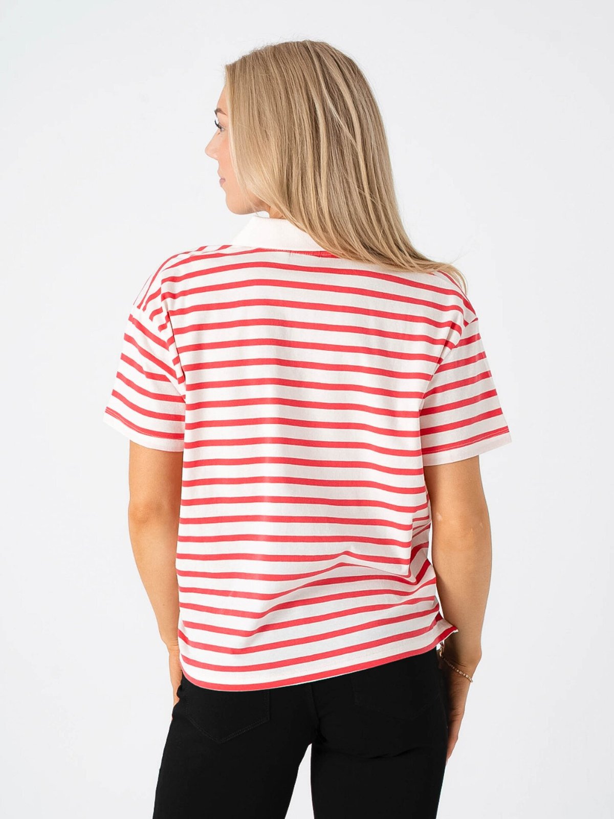 Ichi Mira Polo Short Sleeve Rød