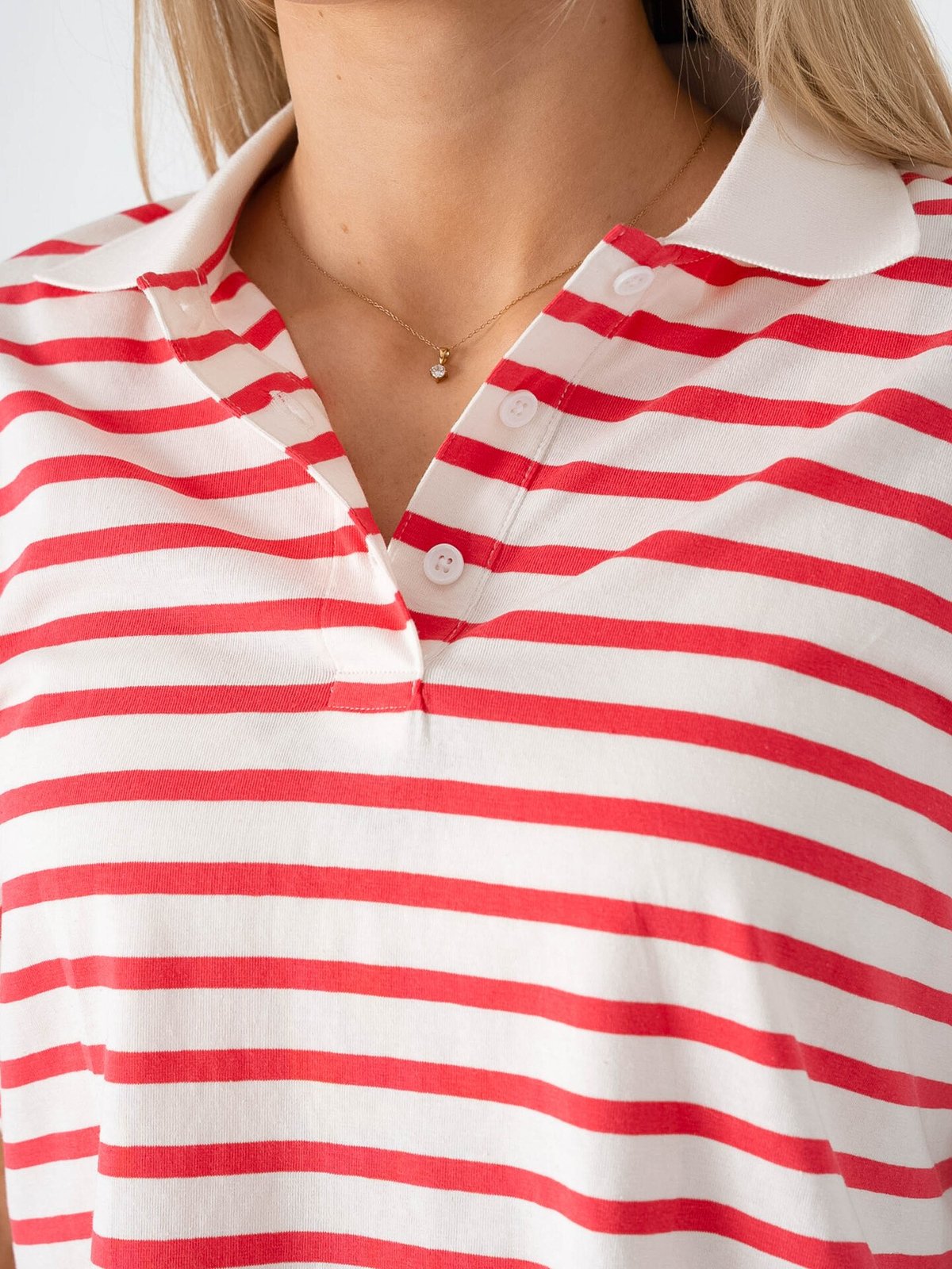 Ichi Mira Polo Short Sleeve Rød