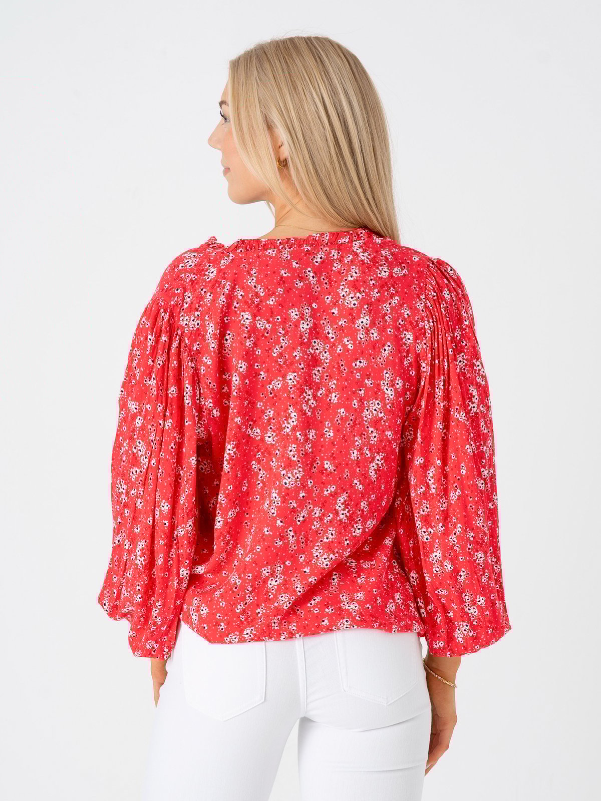 Ichi Vera Long Sleeve 19 Teaberry Flower