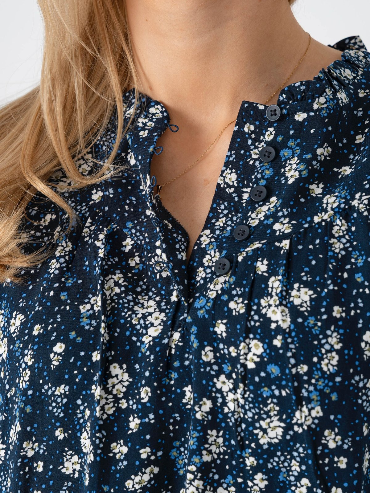 Ichi Vera Long Sleeve 19 Total Eclipse Flower