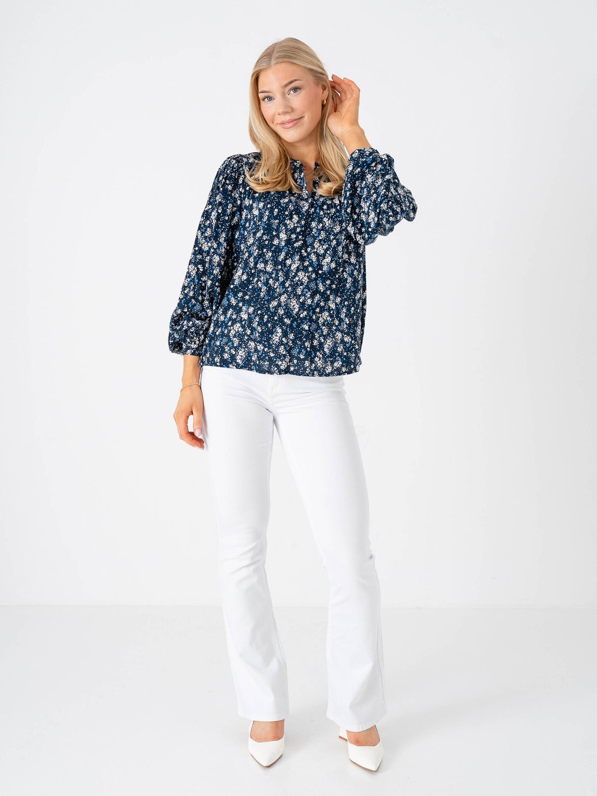 Ichi Vera Long Sleeve 19 Total Eclipse Flower