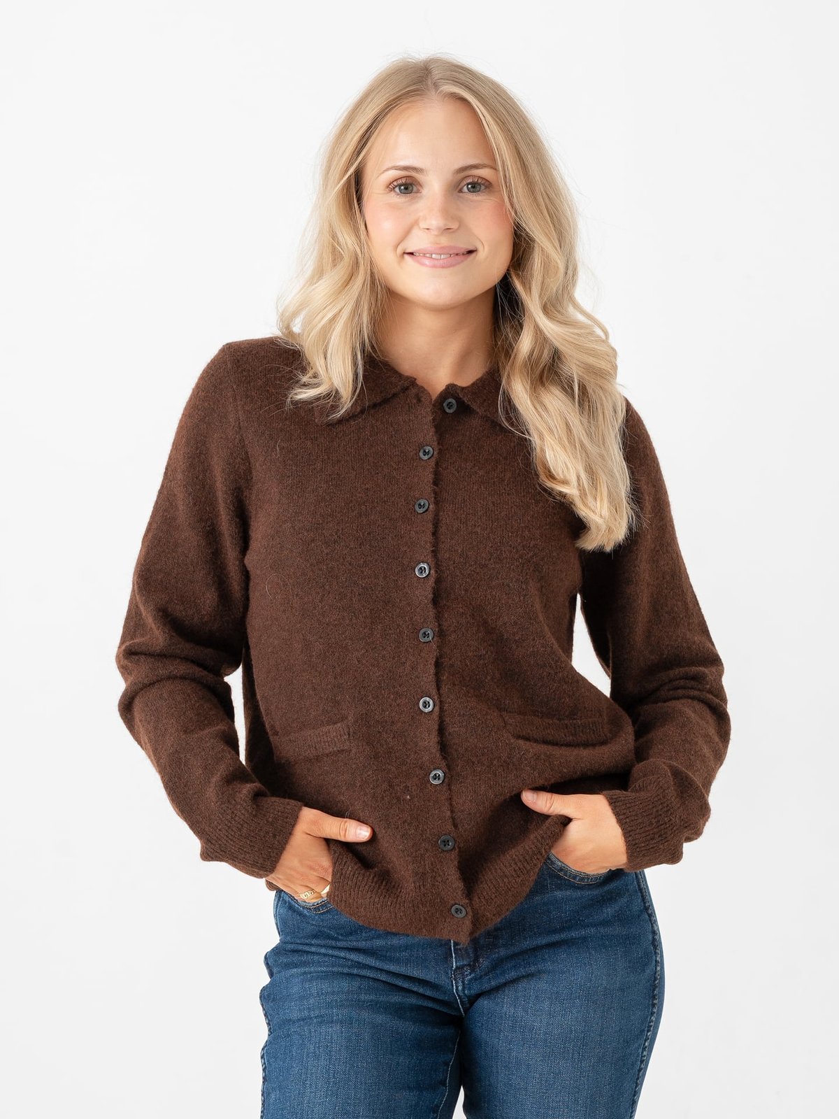 Ichi Dasila Cardigan Chicory Coffe