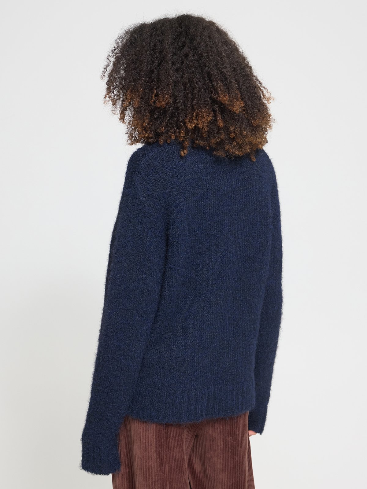 Ichi Bayana Long Sleeve Pullover Total Eclipse Harlekin
