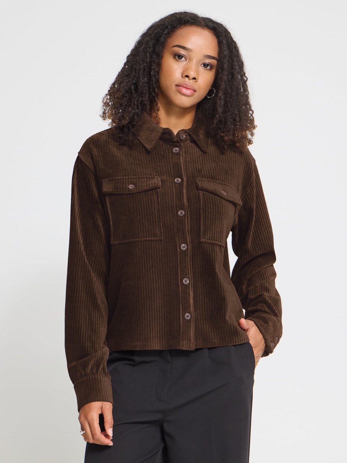 Ichi Tamary Shirt Chicory Coffee