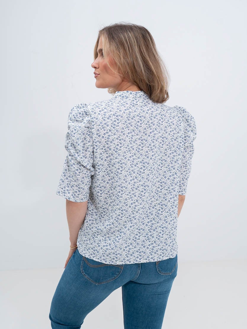 Ichi Marit MS Flint Stone Flower Print