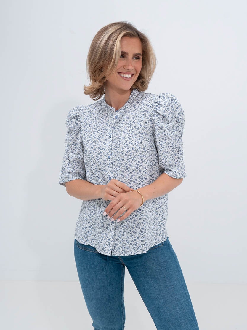 Ichi Marit MS Flint Stone Flower Print