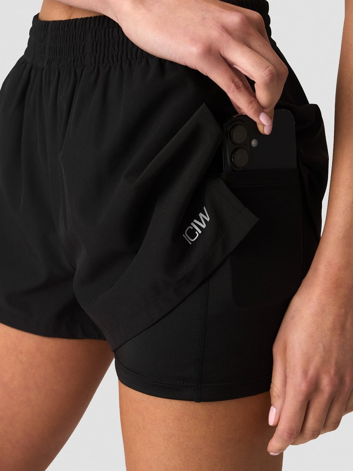 ICIW Mirage Cardio 2-in-1 Shorts Black
