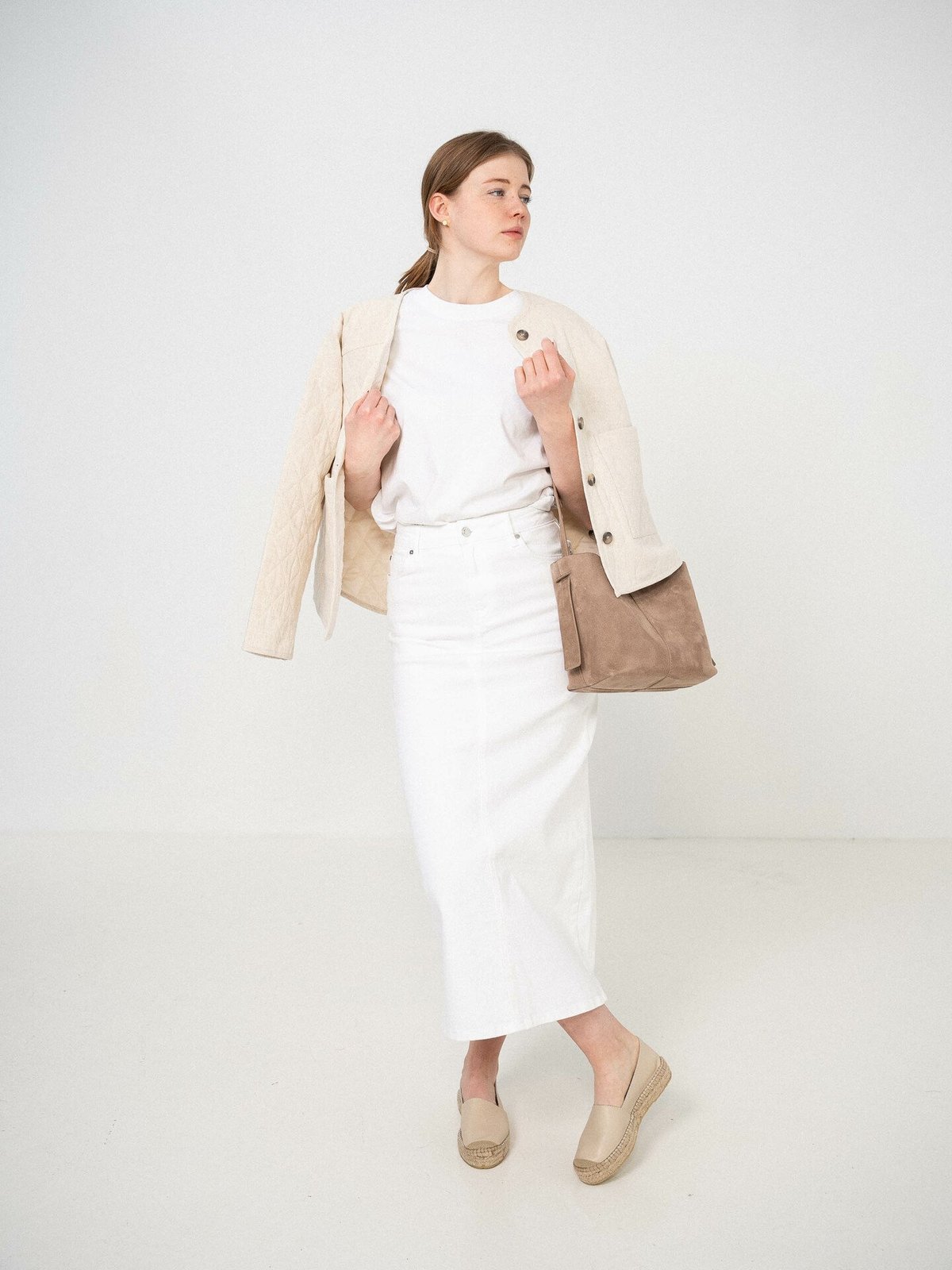 IVY Copenhagen Copenhagen Zoe Maxi Skirt White