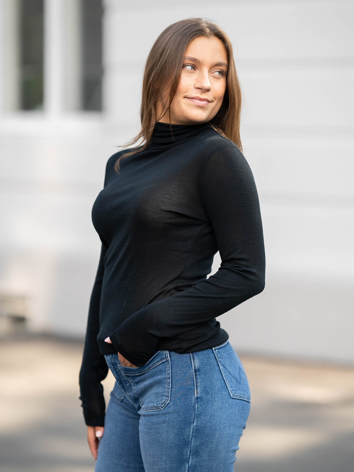 InWear Fang Wool Rollneck Black