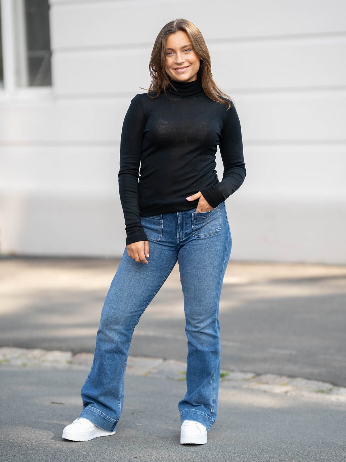 InWear Fang Wool Rollneck Black