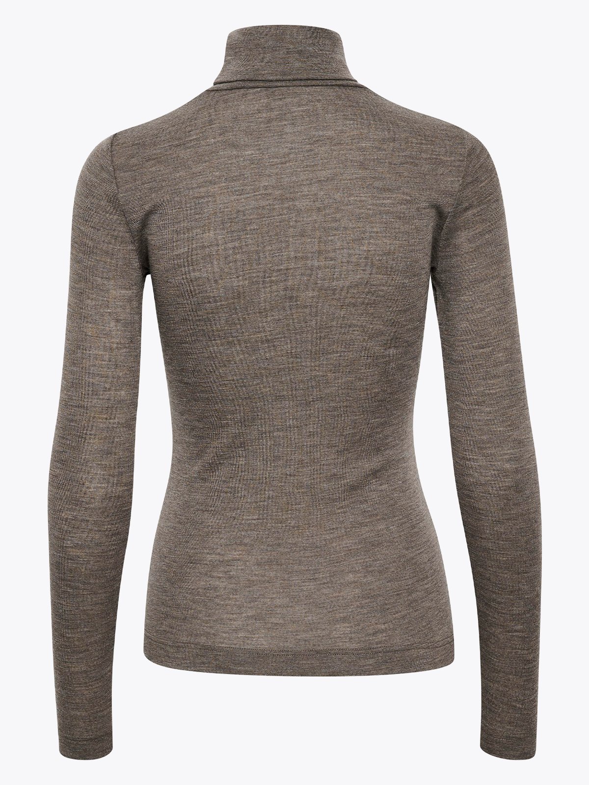 InWear Fang Wool Rollneck Brown Melange