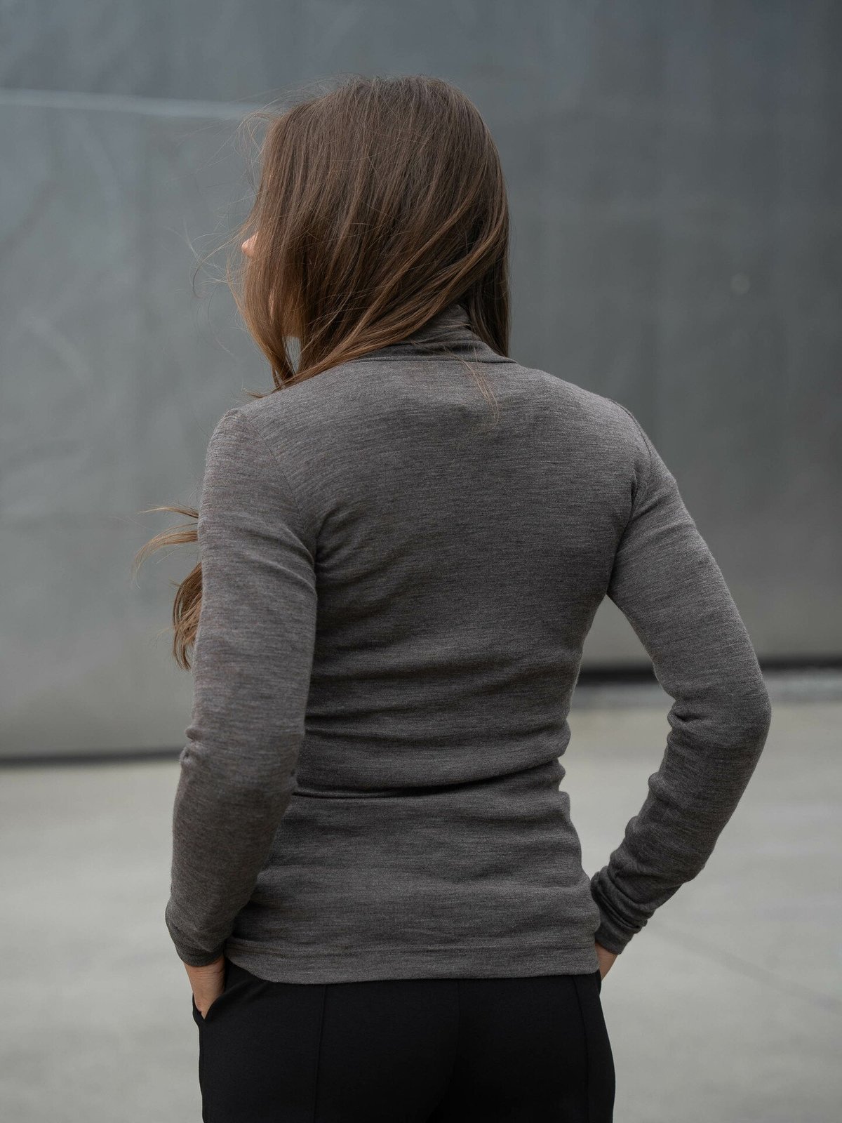 InWear Fang Wool Rollneck Brown Melange