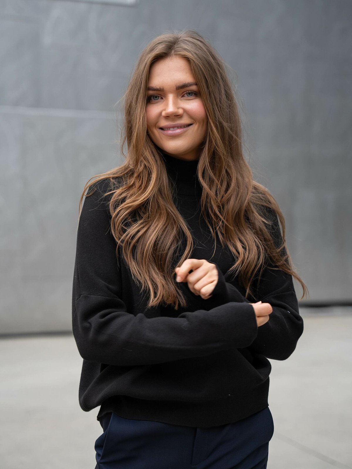 InWear Tenley Turtleneck Pullover Black