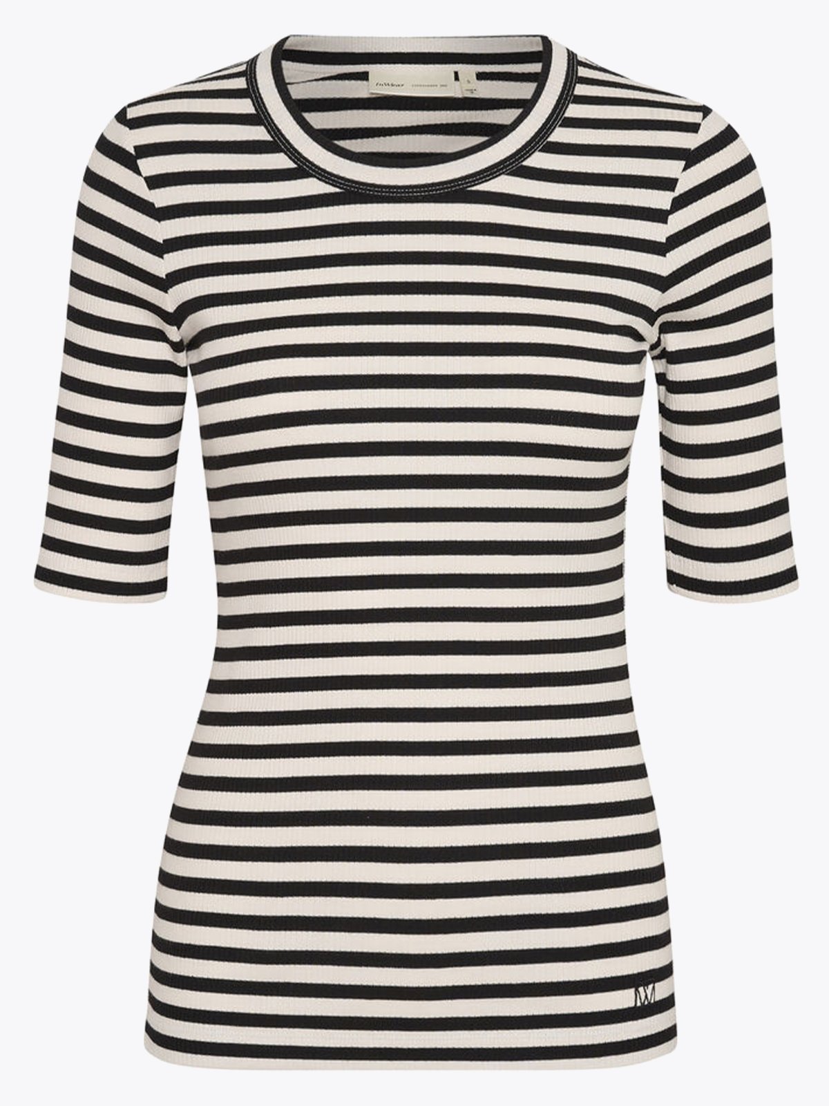 InWear Dagna Striped T-Shirt Black/White