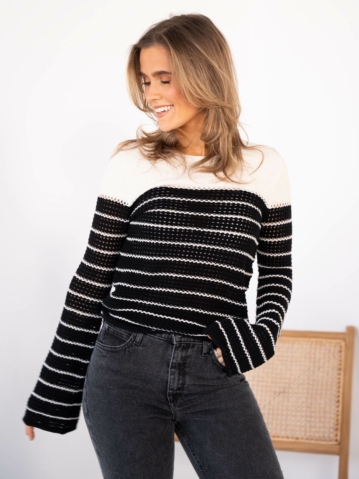 InWear Malone Blouse Black / White