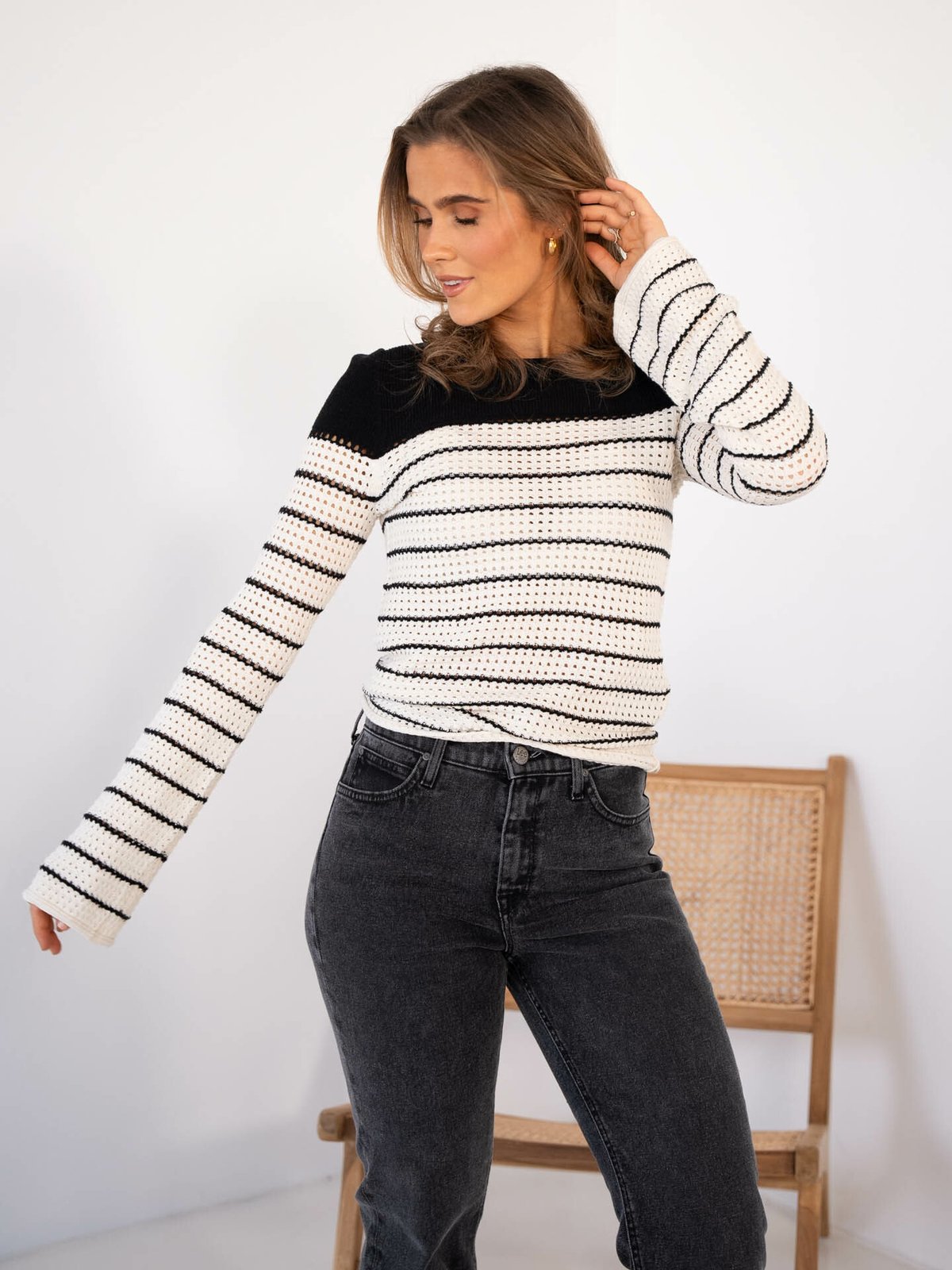 InWear Malone Blouse White / Black