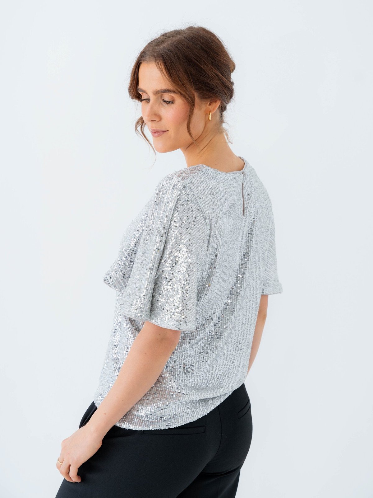 InWear Barbara Boxy Top Silver