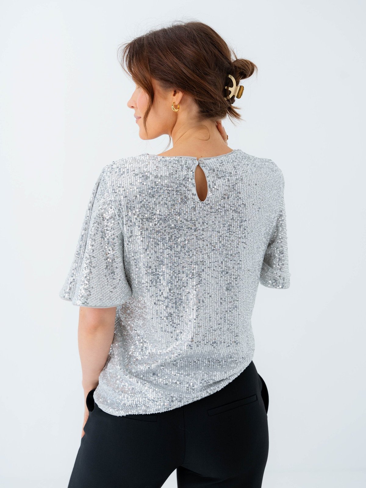 InWear Barbara Boxy Top Silver